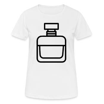 flacon de parfum - T-shirt respirant Femme - blanc - Devant - AI Model Female 172 dark (172cm)