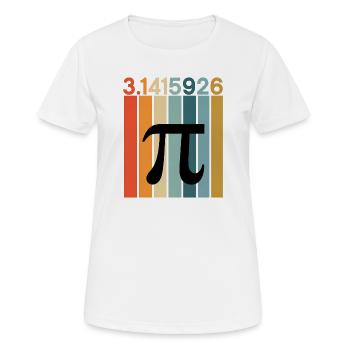 Pi Day Math Numbers - Frauen T-Shirt atmungsaktiv - Weiß - Vorne - AI Model Female 172 dark (172cm)