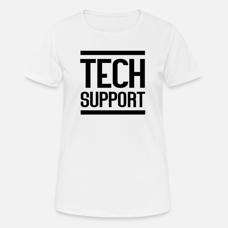 Tech Support - Women's Breathable T-Shirt - white