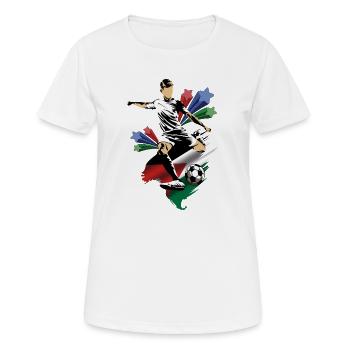 Jordania - Jordan - Flags - Women's Breathable T-Shirt - white - Front - AI Model Female 172 dark (172cm)