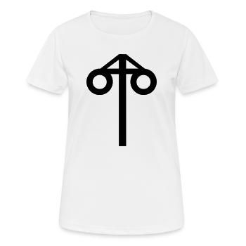 Mittsommer-magischer Baum - Frauen T-Shirt atmungsaktiv - Weiß - Vorne - AI Model Female 172 dark (172cm)