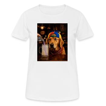 Baby Bell Malle Hund Wodka Lemon - Mallorca Party - Frauen T-Shirt atmungsaktiv - Weiß - Vorne - AI Model Female 172 dark (172cm)
