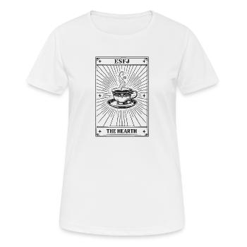 ESFJ | Tarot Card Personality - Women's Breathable T-Shirt - white - Front - AI Model Female 172 dark (172cm)