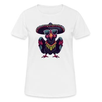 Harpyie Vogel Sombrero - Frauen T-Shirt atmungsaktiv - Weiß - Vorne - AI Model Female 172 dark (172cm)