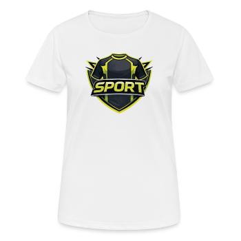 Sport - Women's Breathable T-Shirt - white - Front - AI Model Female 172 dark (172cm)