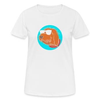 Griffon - T-shirt respirant Femme - blanc - Devant - AI Model Female 172 dark (172cm)