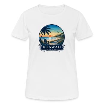 Kiawah Island Urlaub Atlantik USA Südkarolina - Frauen T-Shirt atmungsaktiv - Weiß - Vorne - AI Model Female 172 dark (172cm)