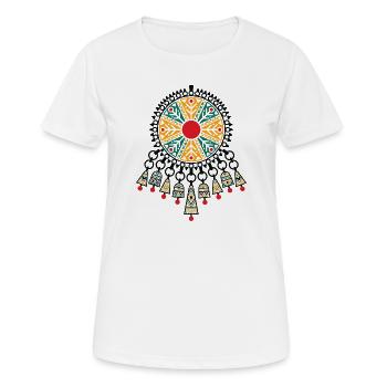 Jewels of Kabylia - Women's Breathable T-Shirt - white - Front - AI Model Female 172 dark (172cm)