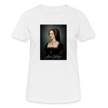 Anne Boleyn Renaissance Porträt - Frauen T-Shirt atmungsaktiv - Weiß - Vorne - AI Model Female 172 dark (172cm)