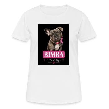 Naps CEO Girl - Frauen T-Shirt atmungsaktiv - Weiß - Vorne - AI Model Female 172 dark (172cm)