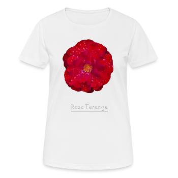 Rose Taranga - Frauen T-Shirt atmungsaktiv - Weiß - Vorne - AI Model Female 172 dark (172cm)