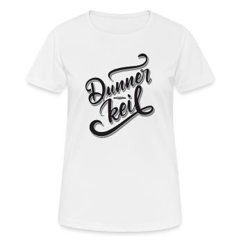 Obachd ! - Coin fin - T-shirt respirant Femme - blanc - Devant - AI Model Female 172 dark (172cm)