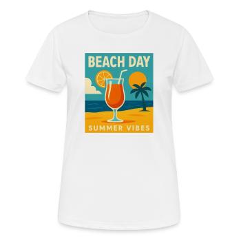 Summer Vibes - Women's Breathable T-Shirt - white - Front - AI Model Female 172 dark (172cm)