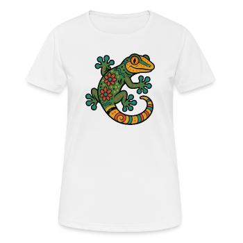 Gecko Mexico - Women's Breathable T-Shirt - white - Front - AI Model Female 172 dark (172cm)