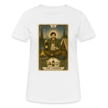 Camper | Camping & Outdoor Tarot - Women's Breathable T-Shirt - white - Front - AI Model Female 172 dark (172cm)