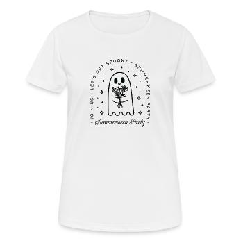 Summerween-Party - Frauen T-Shirt atmungsaktiv - Weiß - Vorne - AI Model Female 172 dark (172cm)