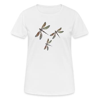 wichtig - Frauen T-Shirt atmungsaktiv - Weiß - Vorne - AI Model Female 172 dark (172cm)