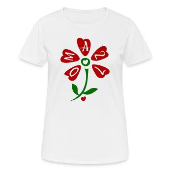 Oma 2027 - Frauen T-Shirt atmungsaktiv - Weiß - Vorne - AI Model Female 172 dark (172cm)