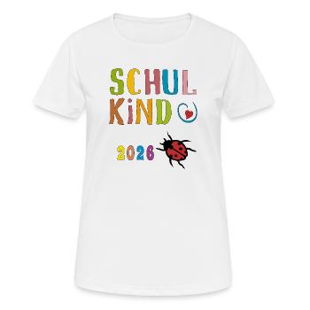 Écolier 2026 - T-shirt respirant Femme - blanc - Devant - AI Model Female 172 dark (172cm)