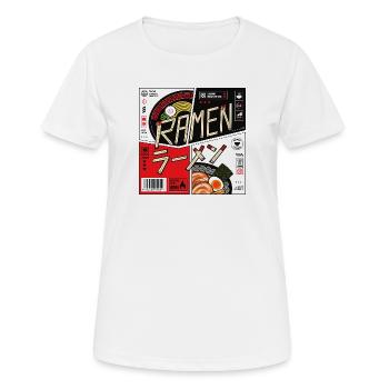 Ramen Design | Kanji | Japanische Schriftzeichen - Frauen T-Shirt atmungsaktiv - Weiß - Vorne - AI Model Female 172 dark (172cm)