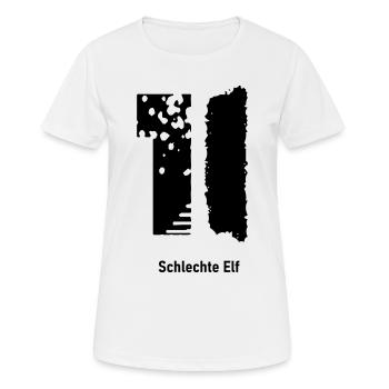 Schlechte Elf - Frauen T-Shirt atmungsaktiv - Weiß - Vorne - AI Model Female 172 dark (172cm)