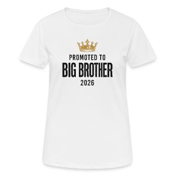 PROMU EN BIG BROTHER 2026 - T-shirt respirant Femme - blanc - Devant - AI Model Female 172 dark (172cm)