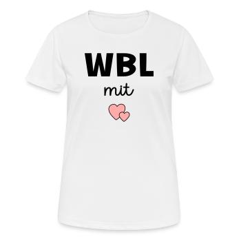 Chef des soins résidentiels, soins cardiaques - T-shirt respirant Femme - blanc - Devant - AI Model Female 172 dark (172cm)