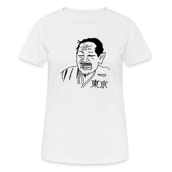 Manga japanischer Manga Tokyo  - Frauen T-Shirt atmungsaktiv - Weiß - Vorne - AI Model Female 172 dark (172cm)