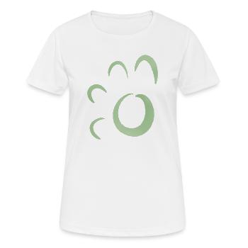 Green Sun Ring Abstract - Women's Breathable T-Shirt - white - Front - AI Model Female 172 dark (172cm)