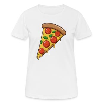 Pepperoni Pizza - T-shirt respirant Femme - blanc - Devant - AI Model Female 172 dark (172cm)