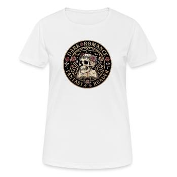 Romance sombre - T-shirt respirant Femme - blanc - Devant - AI Model Female 172 dark (172cm)