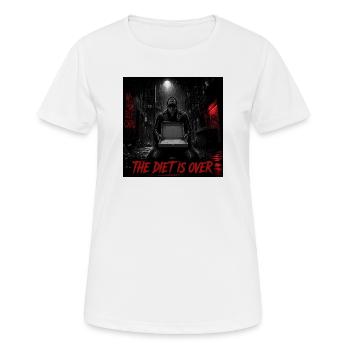 The Diet Is Over - No More Self Control - Women's Breathable T-Shirt - white - Front - AI Model Female 172 dark (172cm)