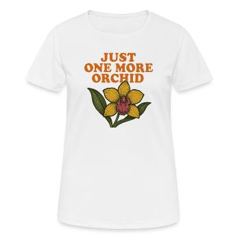 Encore une orchidée - T-shirt respirant Femme - blanc - Devant - AI Model Female 172 dark (172cm)