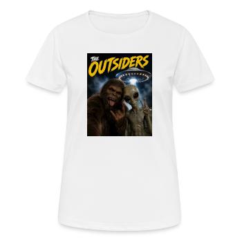 Monsters United : Vol de Nuit - T-shirt respirant Femme - blanc - Devant - AI Model Female 172 dark (172cm)