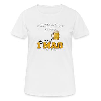 Ziel Pace: Eine Maß pro Stunde - Frauen T-Shirt atmungsaktiv - Weiß - Vorne - AI Model Female 172 dark (172cm)