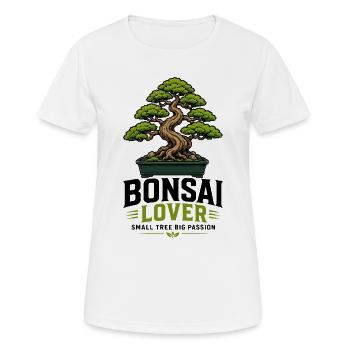 Bonsaï Plante d’arbre Bonsaï Bonsaï Bonsaï - T-shirt respirant Femme - blanc - Devant - AI Model Female 172 dark (172cm)