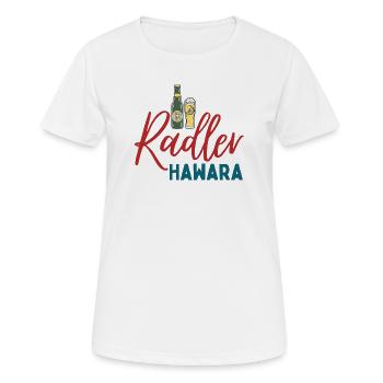Radler Hawara Logo - Women's Breathable T-Shirt - white - Front - AI Model Female 172 dark (172cm)