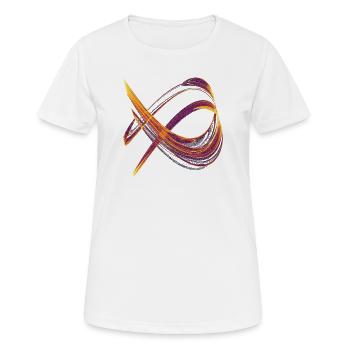 Golden Chaos Ride – Chaos Theory - Women's Breathable T-Shirt - white - Front - AI Model Female 172 dark (172cm)