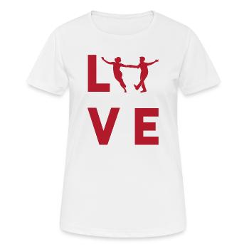 Swing Swing-Musik - Frauen T-Shirt atmungsaktiv - Weiß - Vorne - AI Model Female 172 dark (172cm)