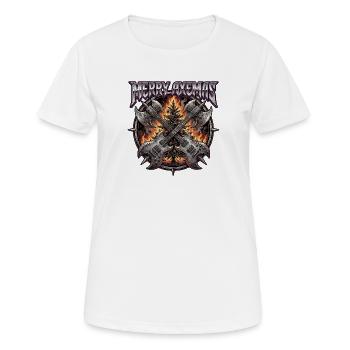 Merry Axemas Heavy Metal - T-shirt respirant Femme - blanc - Devant - AI Model Female 172 dark (172cm)