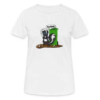 T-shirt dessin animé You Skunk Puant - T-shirt respirant Femme - blanc - Devant - AI Model Female 172 dark (172cm)
