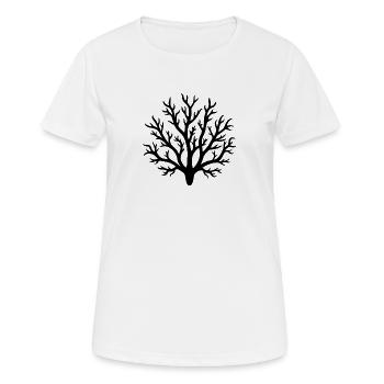 corail - T-shirt respirant Femme - blanc - Devant - AI Model Female 172 dark (172cm)