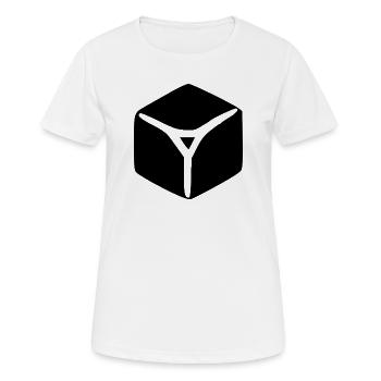 Eiswürfel Eis Geschenk  - Women's Breathable T-Shirt - white - Front - AI Model Female 172 dark (172cm)