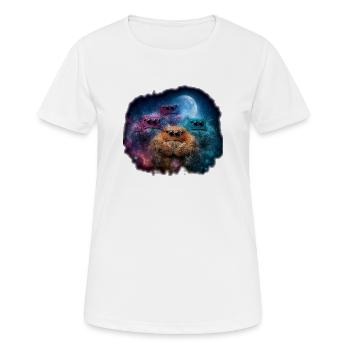 Accessoires Araignées Sauteuses Cadeau pour le support de terrarium - T-shirt respirant Femme - blanc - Devant - AI Model Female 172 dark (172cm)