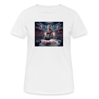 PLP Bunny Ring Duel - Women's Breathable T-Shirt - white - Front - AI Model Female 172 dark (172cm)