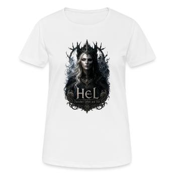Zwischen Leben und Tod  - Frauen T-Shirt atmungsaktiv - Weiß - Vorne - AI Model Female 172 dark (172cm)