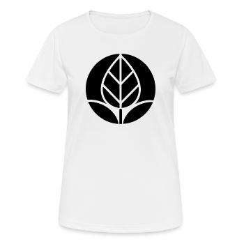 Logo Jardinier Plants Horticulture - T-shirt respirant Femme - blanc - Devant - AI Model Female 172 dark (172cm)