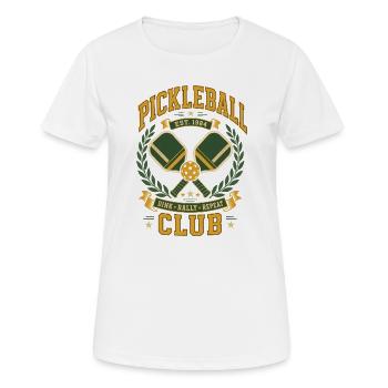 Pickleball Club Vintage - T-shirt respirant Femme - blanc - Devant - AI Model Female 172 dark (172cm)