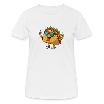Taco - T-shirt respirant Femme - blanc - Devant - AI Model Female 172 dark (172cm)