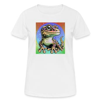 Gecko - Women's Breathable T-Shirt - white - Front - AI Model Female 172 dark (172cm)